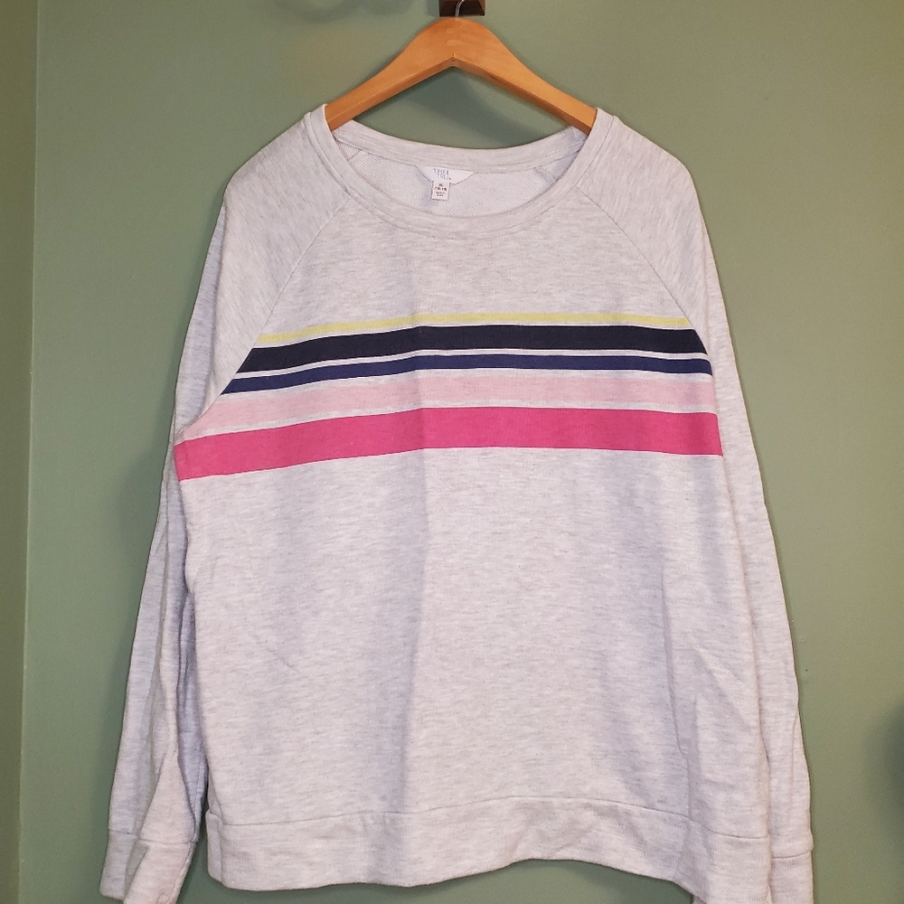Vintage-style Crew Neck Sweatshirt